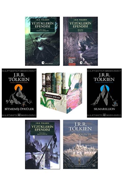 İthaki Yayınları Tolkien Yüzüklerin Efendisi Silmarillion Bitmemiş Öyküler Gondolinin Düşüşü Tolkien Mirası Hobbit