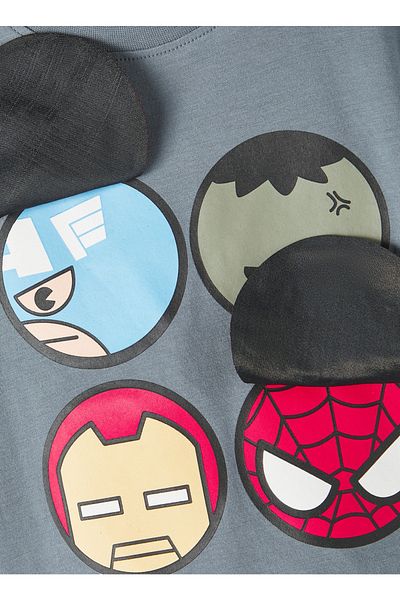 name ıt 5 Years Marvel T-shirt - Smoked13217858