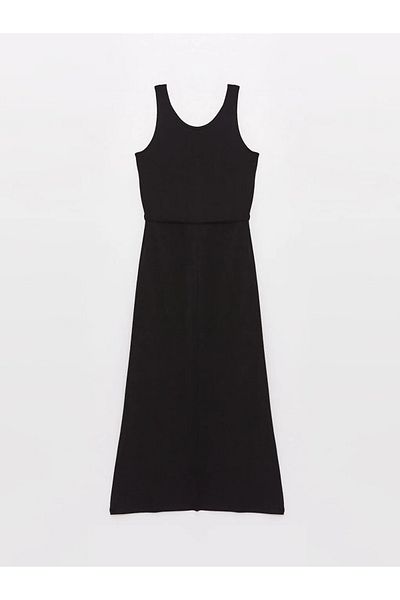 LC Waikiki LCW DREAM Strandkleid für Damen mit U-Ausschnitt und geraden Trägern