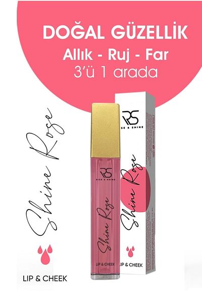 Rise & Shine Shine Rose Lip & Cheek 5 ml