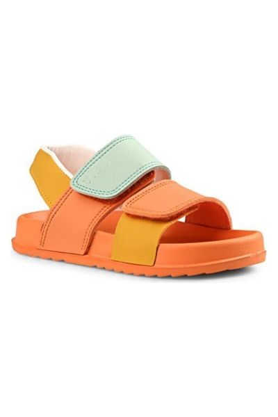 Vicco Sandale Krixi Phlon Light Talpa Velcro Copii VERDE PORTOCALIU