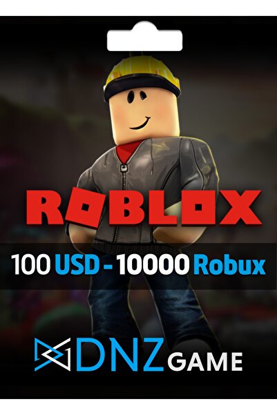 Roblox Gift Card 100 USD 10.000 Robux