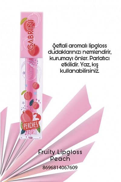 Gabrini Fruity Peach Lipgloss