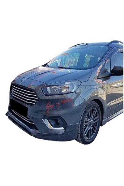 HYM TUNİNG Ford Courier 2018+ Uyumlu  makyajlı Tampon Ön Ek, Boyasız, ABS Plastik