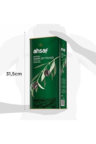 Ahsaf Naturel Sızma Zeytinyağı 5 Lt