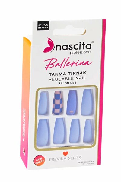 nascita 24'lü Ballerina Renkli Takma Tırnak - 158