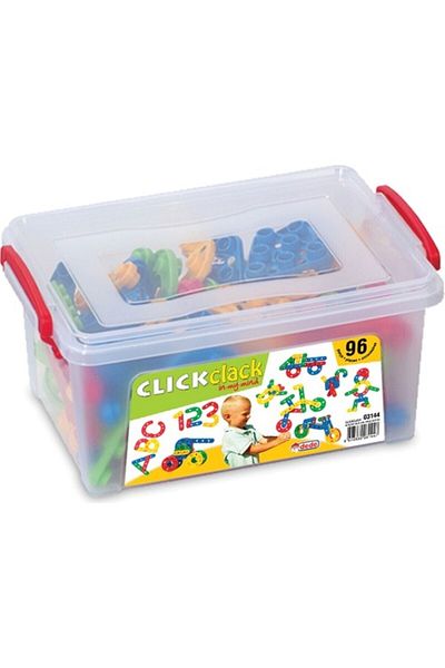DEDE Toy Clack Lego Puzzle Small Size Box 96 Pieces 03144