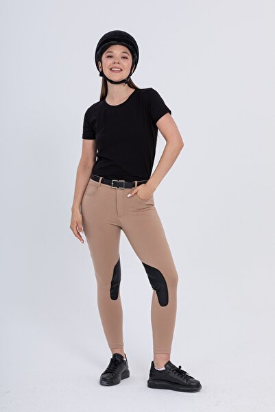 PEUR RIDER SHOP Дамски бричове за езда от норка - кожени детайли