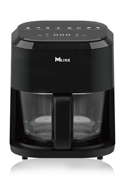 MİLİNE Mİ LİNE CAM HAZNE 4Lt airfryer sıcak hava fritözü