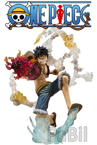 BANDAI One Piece Anime Manga Aksiyon Figür Oyuncak 18 Cm - Monkey D. Luffy