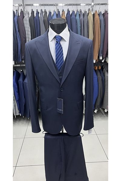 MASSARO Darkesim suit with vest