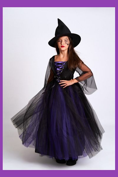 Zeze Kostüm Kids Witch Costume | purple Witch Outfit