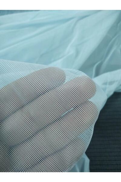 Ran Perde Pileli Dikim 1e2,5 Pile - Mavi Tül Perde