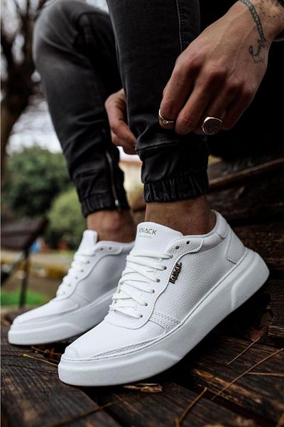 Knack White Casual Shoes - 222 Model