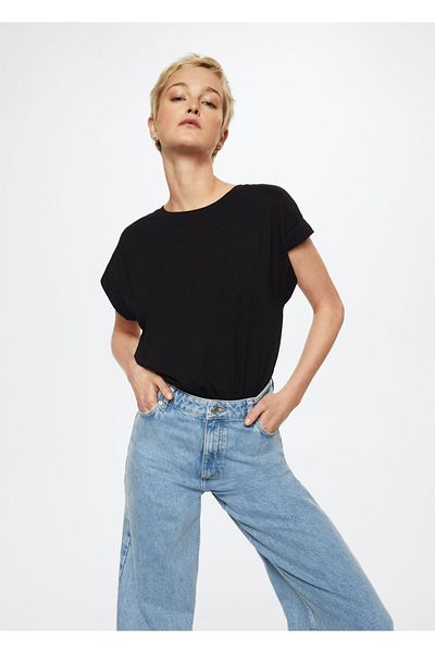 MANGO Woman Low-Rise T-Shirt