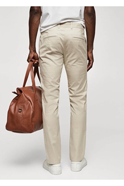 MANGO Man Dar Kesim Serj Chino Pantolon