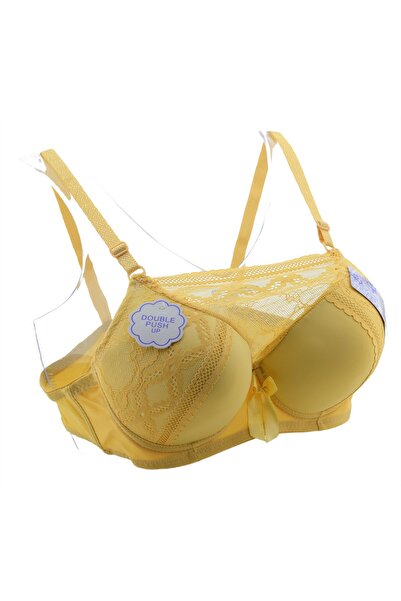 Shutianna Ekstra Dolgulu Destekli Dantelli Double Push Up B Cup Sütyen DS88 No:6 ARL