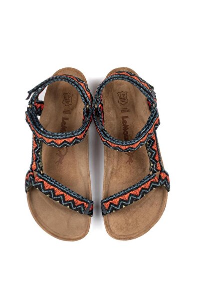 Lemoors LeMoor's MSAN505 Tengri Orange/Dark Gray Men's Sandals