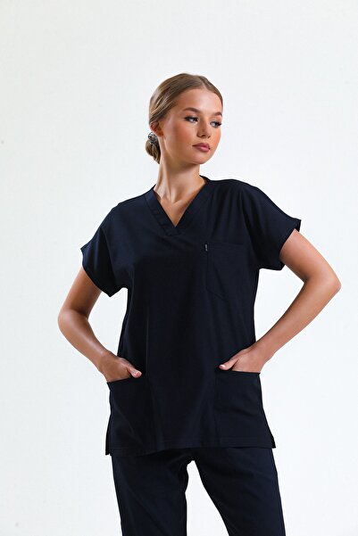 Ehil Vip Kumaş Likralı Tek Üst Doktor/ Hemşire Forması