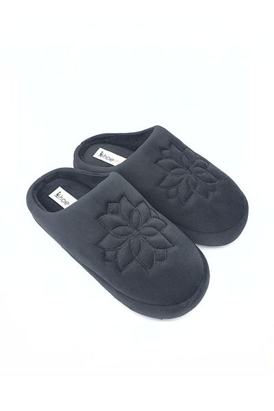 shoemio Γυναικείες παντόφλες σπιτιών Rosemary Black