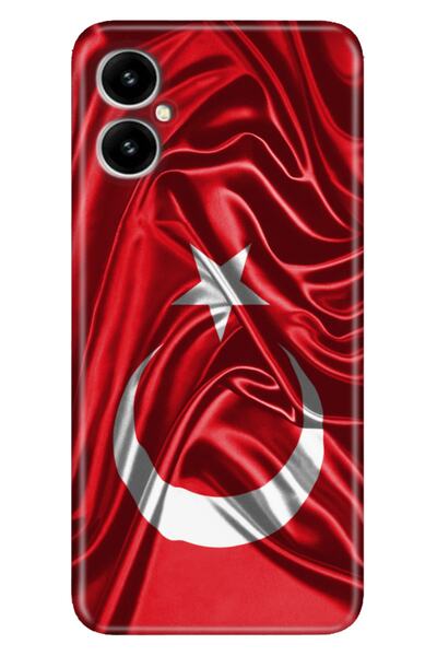 omix X5 Kılıf Uyumlu  Silikon Desenli Resimli UV Kapak Şanlı Türk