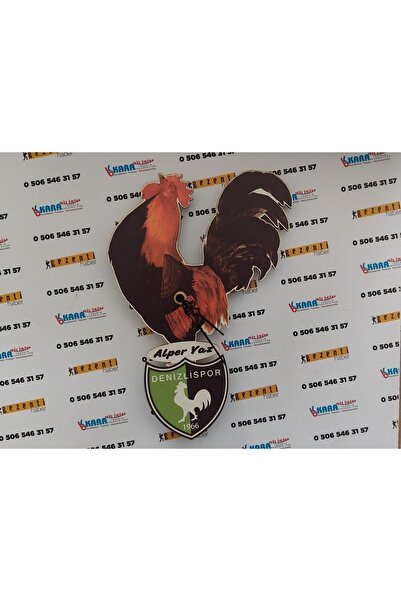 Kara Bilişim Davetiye Denizlispor Horozlu Saat 20x29cm