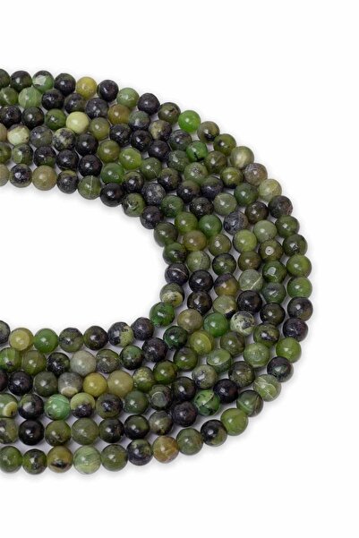 Dünya Doğal Taş Σειρά πέτρας νεφρίτη Καναδά 5 MM