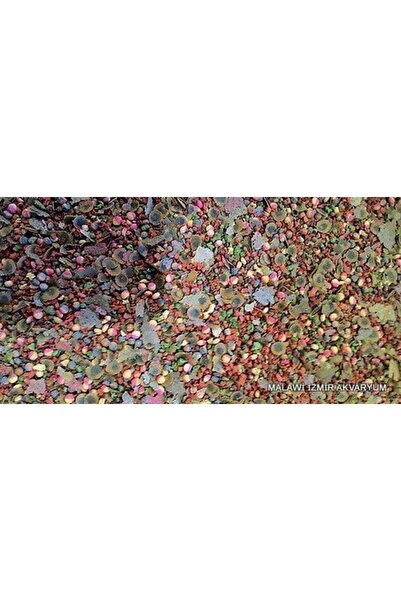 Malawi İzmir Akvaryum MALAWi Cichlid Mix Yem 100 GR