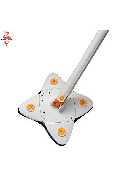Red Light YILDIZ MOP KELEBEK MOP KENDİNDEN SIKMALI MİKROFBER BEZLİ 1 ADET BEYAZ