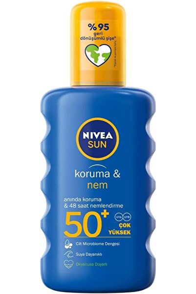 NcK Sun SPF 50+ Koruma & Nem Güneş Spreyi, Suya Dayanıklı Nemlendirici Güneş ...