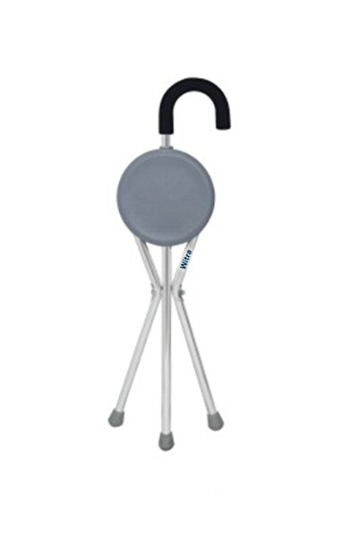 emek sağlık Wipperman Ithal 510 Oturaklı Alüminyum Medikal Baston Tabureli Yü...