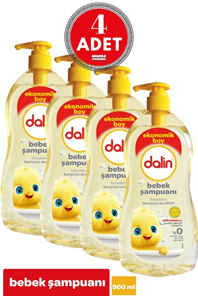 Dalin Şampuan 900 ml 4 Adet