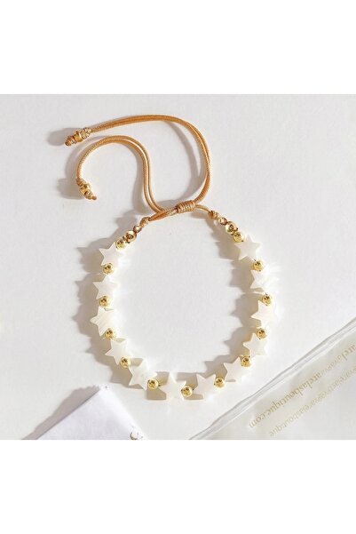Hazeran accessories Yıldız Sedef Taşlı Bileklik