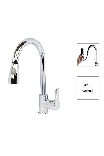 gtn Spiral Sink Kitchen Faucet ( Functional Hand Shower )