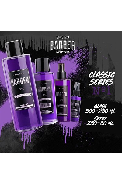 Barber Marmara No.1 Edc Kolonya Cam Şişe 500ml
