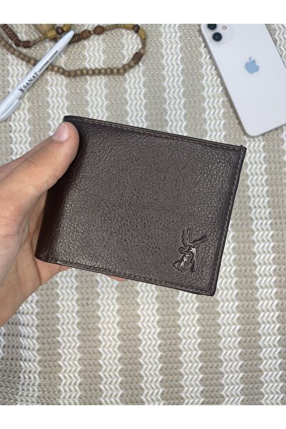 SANAT LEATHER محفظة رجالية من الجلد الطبيعي SL-677 مع حامل بطاقات متعدد