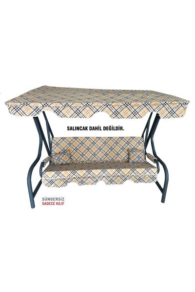 Vip Home Concept Süngersiz Tenteli Salıncak Kumaş Seti 3 KİŞİLİK 162x48 cm KA...