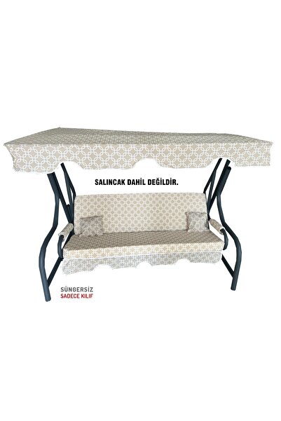 Vip Home Concept Market Ürünleri Süngersiz Tenteli Salıncak Kumaş Seti 3 KİŞİ...