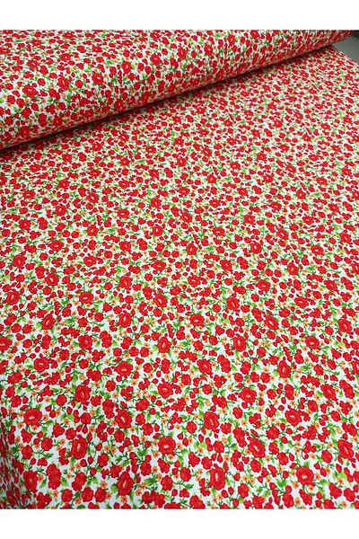 stay home Floral Patterned Dress Skirt 100% Cotton Fabric Width 170cm