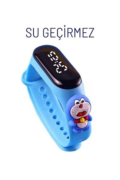 Genel Markalar doraemon Figürlü Led Dokunmatik Ekranlı Su Geçirmez Dijital Ço...