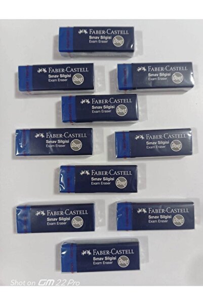 Faber Castell Mavi Sınav Silgisi Büyük Boy Boy (10 adet)