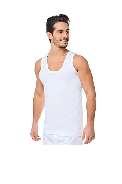 Tutku 0101 MENS Cămașă cu bretele 12 BUC