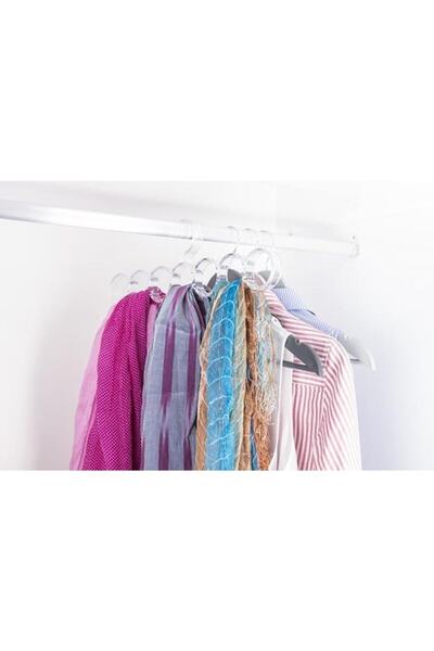 Decobella Eșarfă transparentă șal eșarfă eșarfă accesoriu cuier cuier dulap organizator