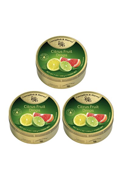 - 3’lü Karışık Limon Aromalı Şeker 200 GR - Atıştırmalık Şekerleme