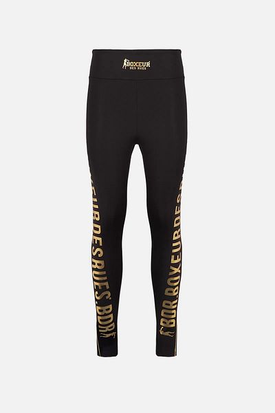 Boxeur Des Rues Leggings imprimate cu litere