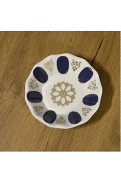 lufy صحن شاي ميلامين قهوجي 100 قطعة النمط: قهوجي أزرق