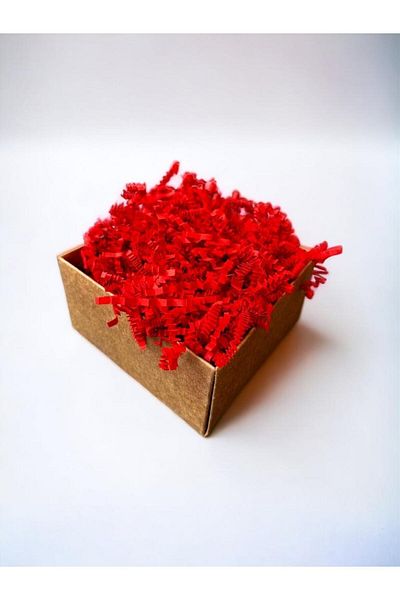 t tuğset etiket Shredded Scrap Paper Z Zigzag Pelur Scrap Paper 100 gr Red Color Ornament Filling Material Paper