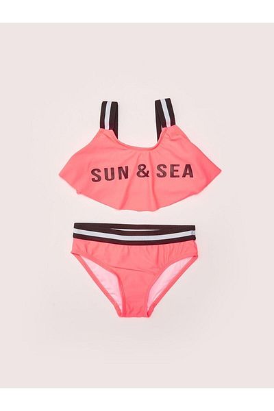 DEEP BEACH Κοστούμι μπικίνι για κορίτσια Coral Flounce DB 200790 ΙΕ