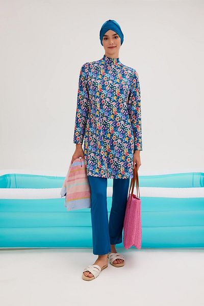 DeFacto Dreifach-Burkini in normaler Passform B0991ax23sm