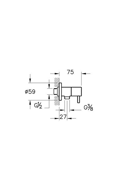 VitrA A4521426 Model Copper Intermediate Faucet